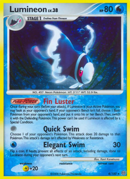 Lumineon (4/100) [Diamond & Pearl: Stormfront] - Pokemon Single