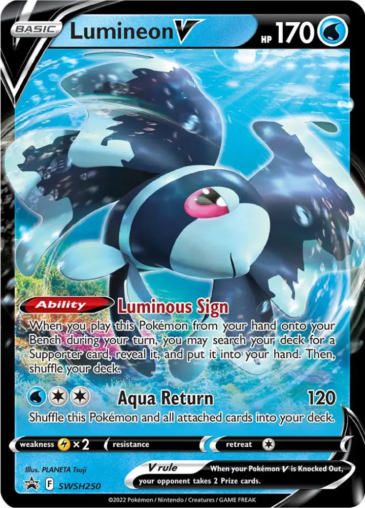 Lumineon V (SWSH250) [Sword & Shield: Black Star Promos] - Pokemon Single