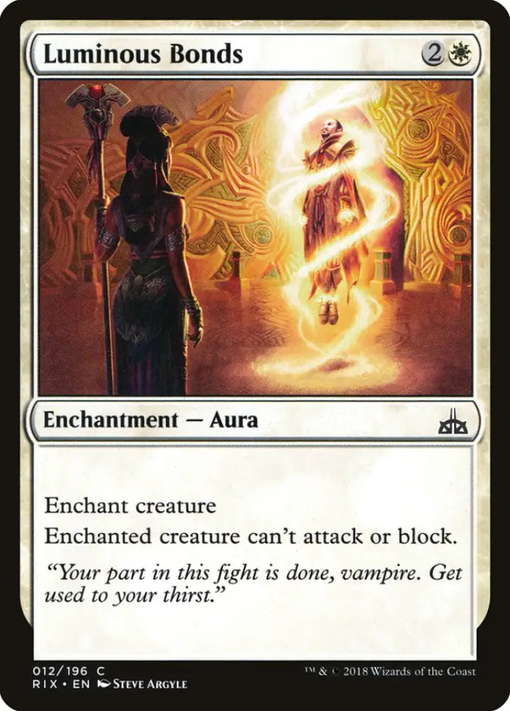 Luminous Bonds [Rivals of Ixalan] - MTG Single