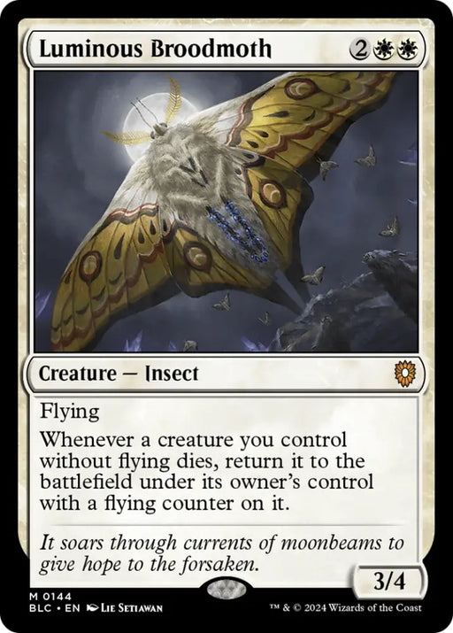 Luminous Broodmoth [Bloomburrow Commander] - MTG Single