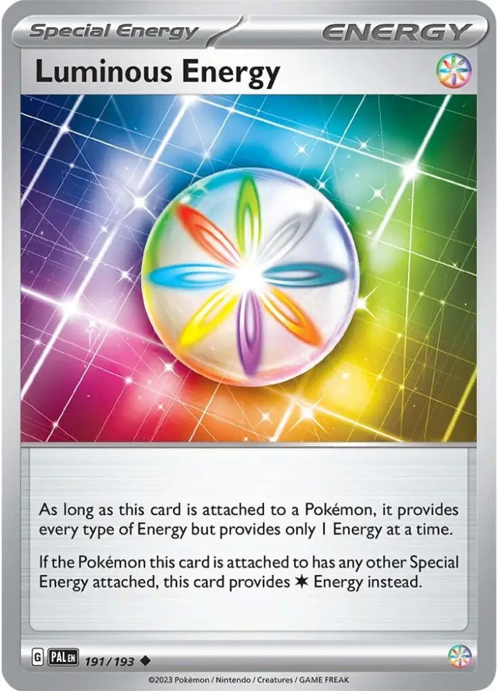 Luminous Energy (191/193) [Scarlet & Violet: Paldea Evolved] - Pokemon Single
