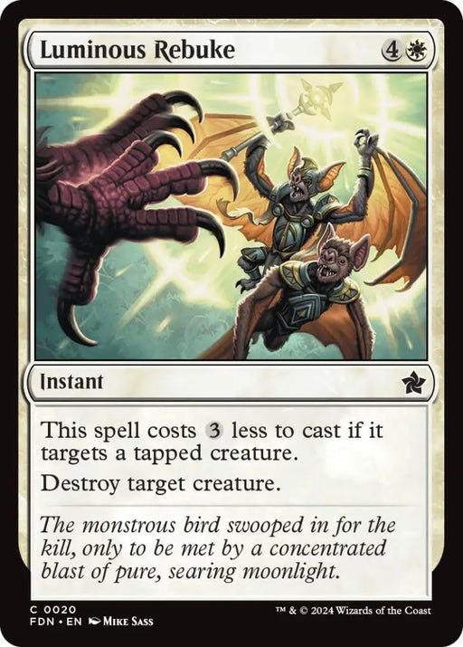 Luminous Rebuke [Foundations] - MTG Single