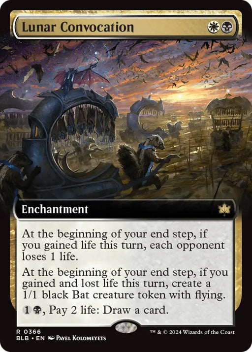 Lunar Convocation (Extended Art) [Bloomburrow] - MTG Single