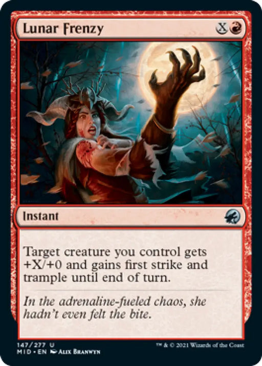 Lunar Frenzy [Innistrad: Midnight Hunt] - MTG Single