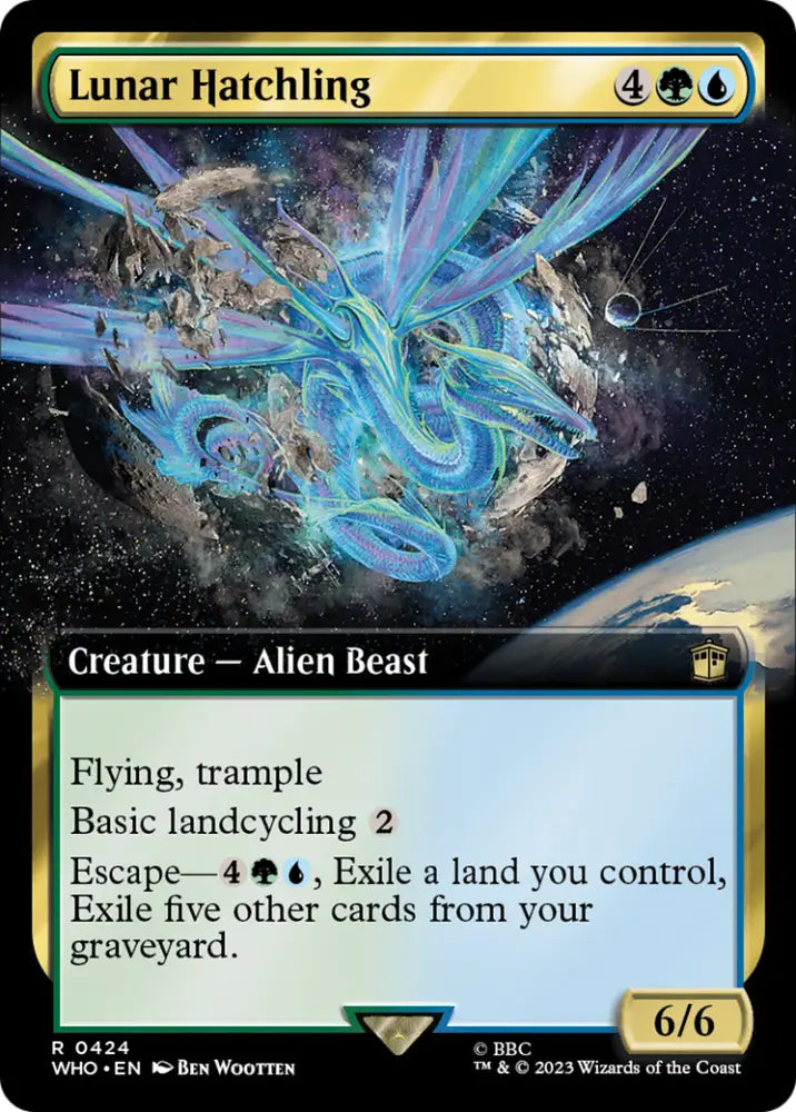 Lunar Hatchling (Extended Art) [Doctor Who] - MTG Single