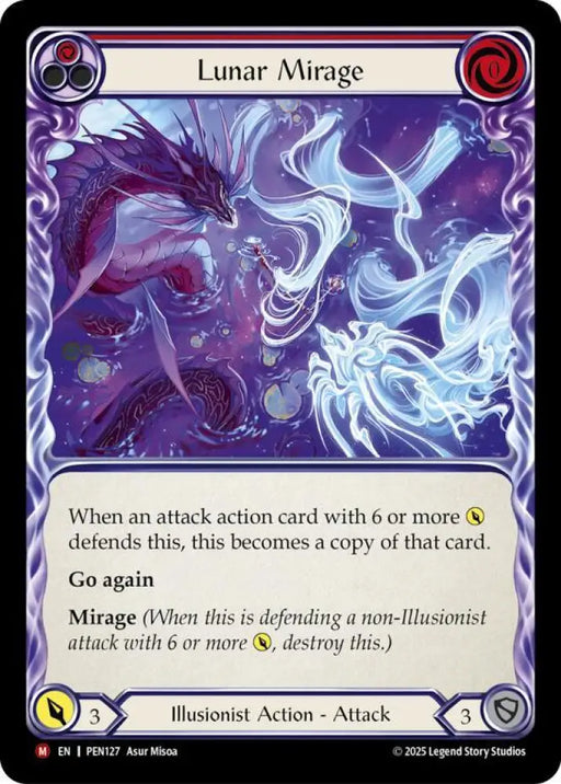 Lunar Mirage (Red) (PEN127) [Compendium of Rathe]