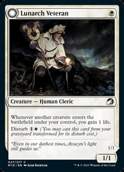 Lunarch Veteran // Luminous Phantom [Innistrad: Midnight Hunt] - MTG Single