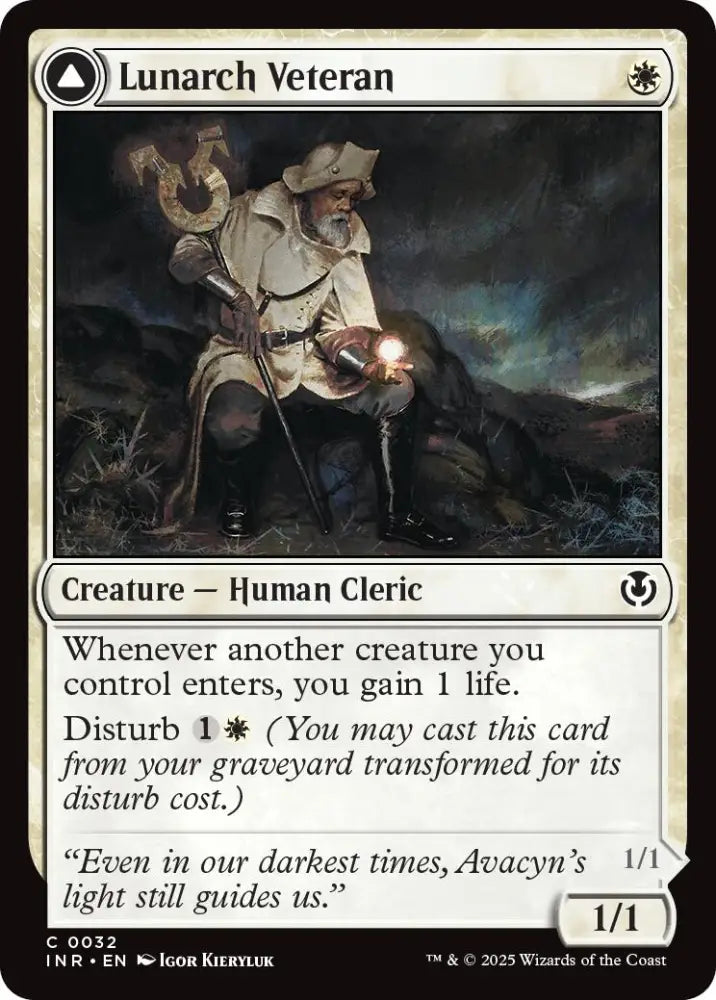 Lunarch Veteran // Luminous Phantom [Innistrad Remastered] - MTG Single