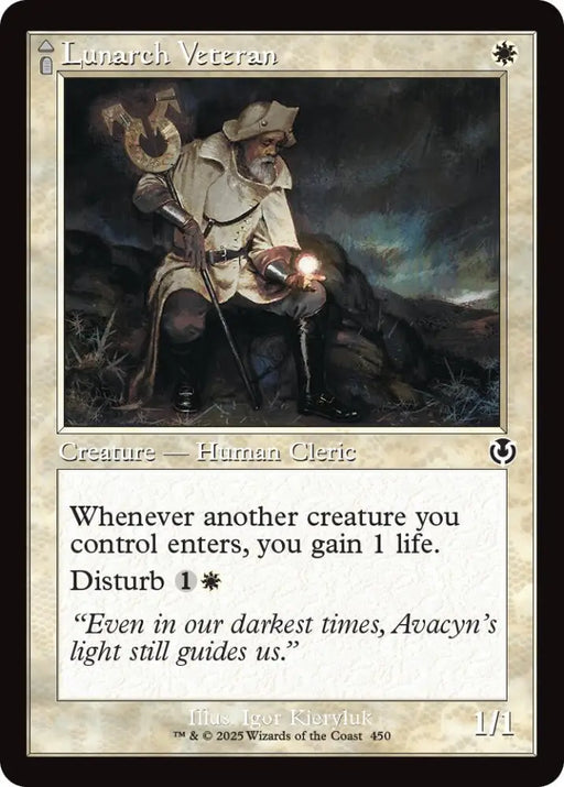 Lunarch Veteran // Luminous Phantom (Retro Frame) [Innistrad Remastered] - MTG Single