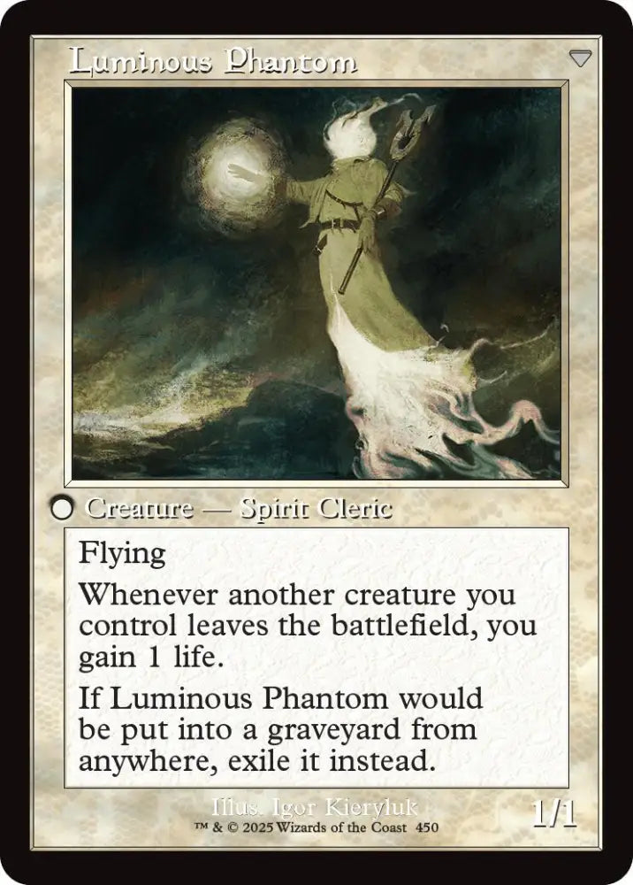 Lunarch Veteran // Luminous Phantom (Retro Frame) [Innistrad Remastered] - MTG Single