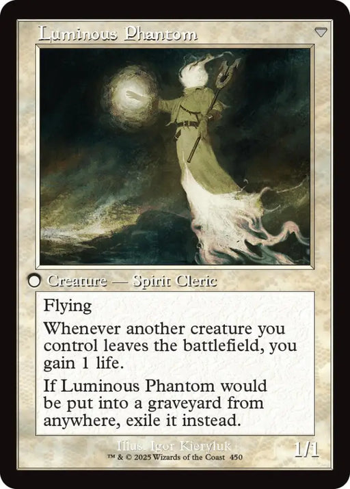 Lunarch Veteran // Luminous Phantom (Retro Frame) [Innistrad Remastered] - MTG Single