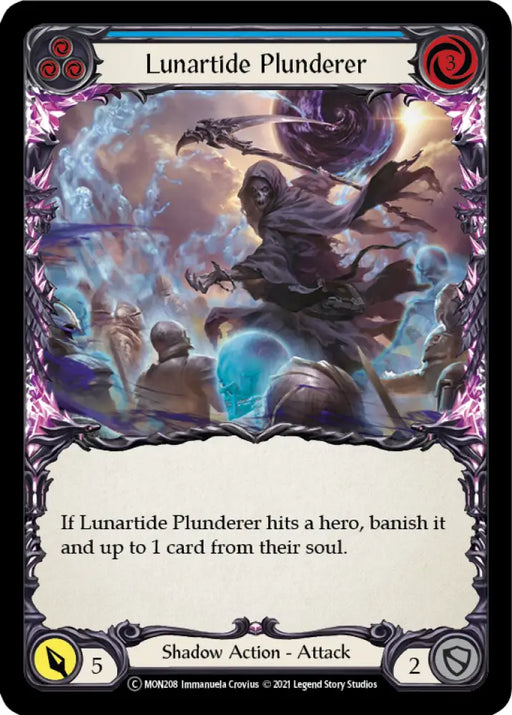 Lunartide Plunderer (Blue) [Monarch Unlimited] Unlimited Rainbow Foil - Flesh And Blood Single