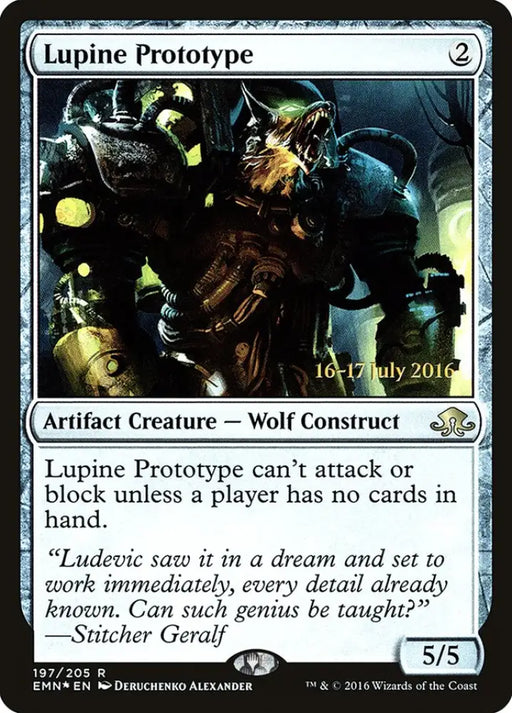 Lupine Prototype [Eldritch Moon Prerelease Promos] - MTG Single