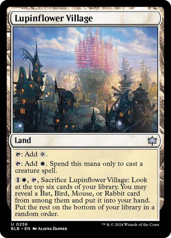 Lupinflower Village [Bloomburrow] - MTG Single