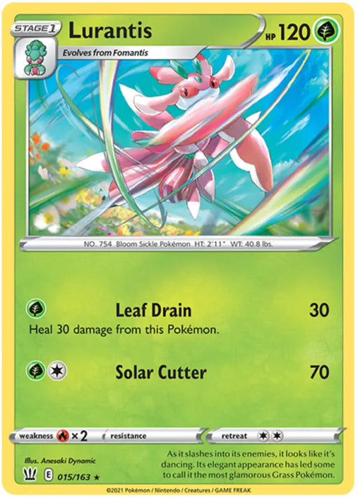 Lurantis (015/163) [Sword & Shield: Battle Styles] - Pokemon Single