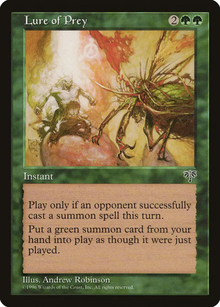Lure of Prey [Mirage] - MTG Single