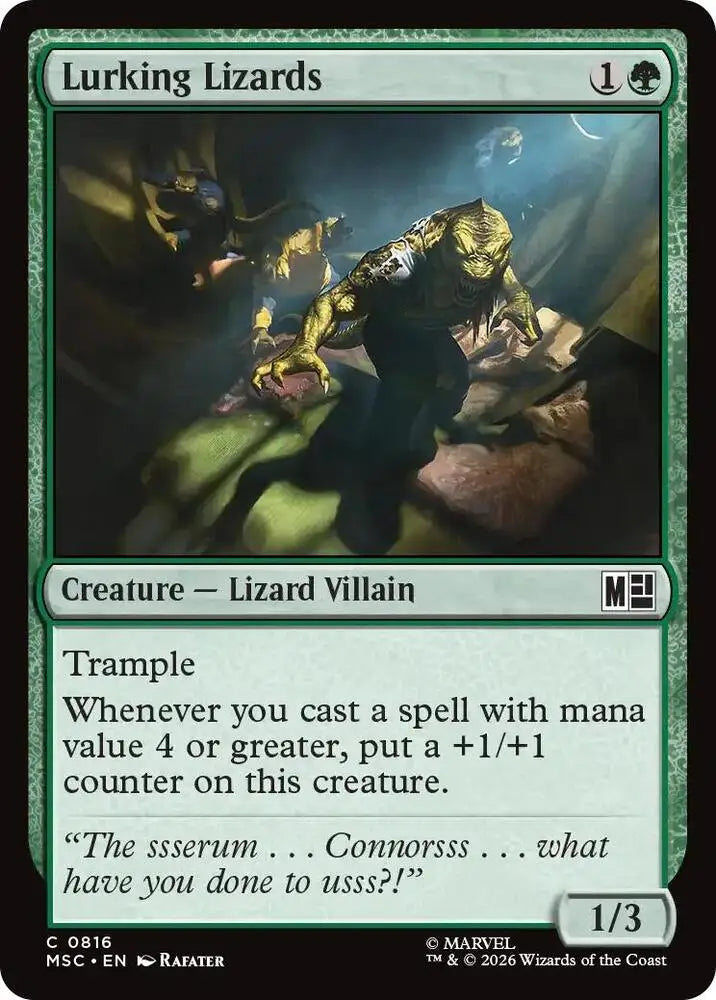 Lurking Lizards (816) [Marvel Super Heroes Commander]