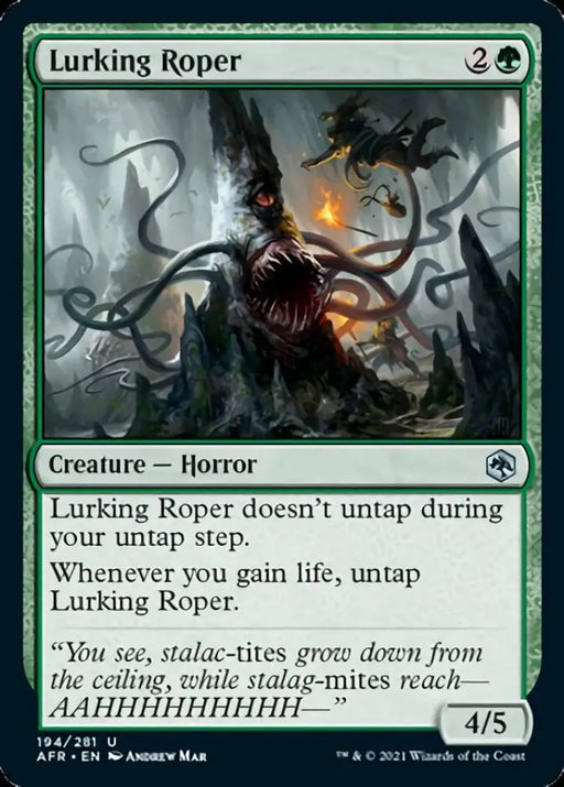 Lurking Roper [Dungeons & Dragons: Adventures in the Forgotten Realms] - MTG Single