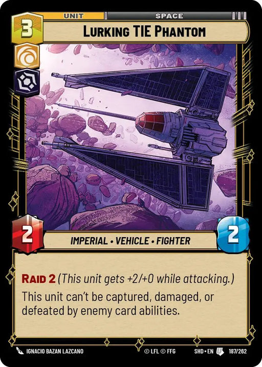 Lurking TIE Phantom (187/262) [Shadows of the Galaxy] - Star Wars: Unlimited Single