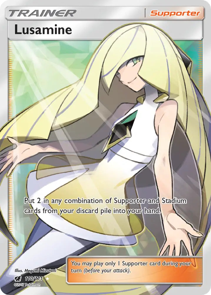 Lusamine (110/111) [Sun & Moon: Crimson Invasion] - Pokemon Single