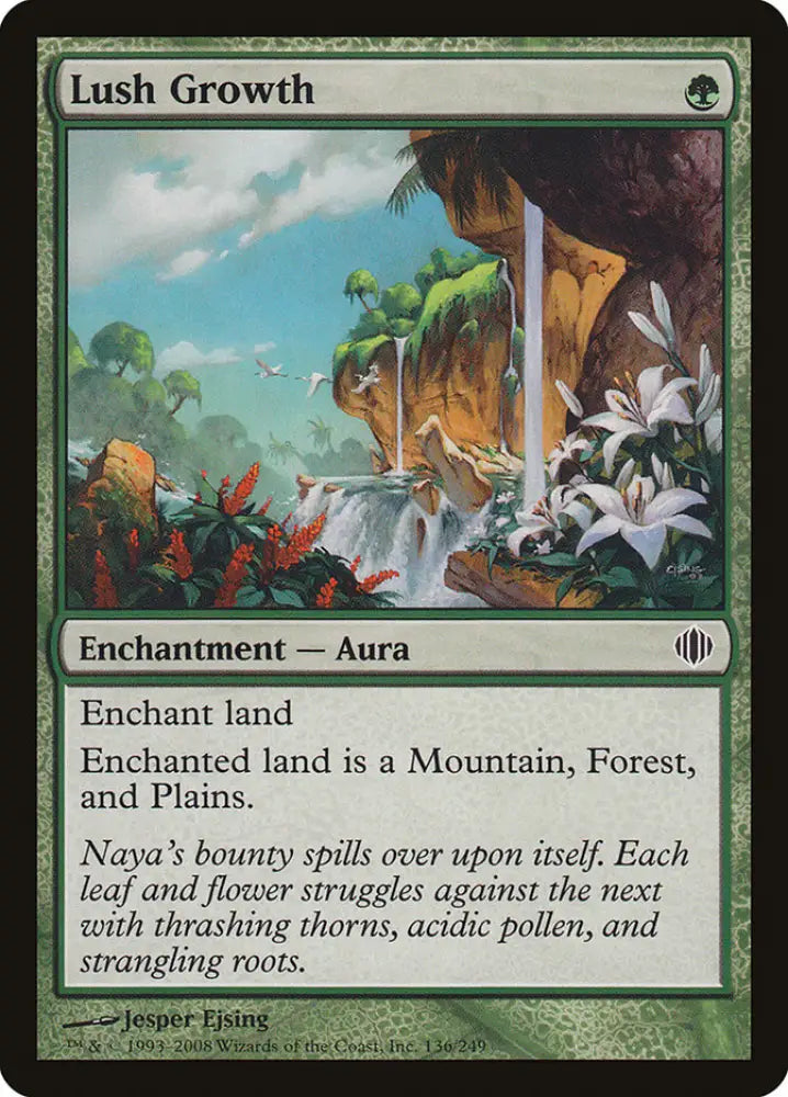 Lush Growth [Shards of Alara] - MTG Single