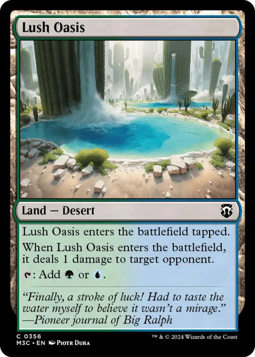 Lush Oasis [Modern Horizons 3 Commander] - MTG Single