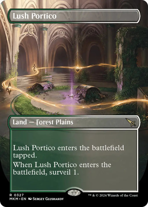 Lush Portico (Borderless) [Murders at Karlov Manor] - MTG Single
