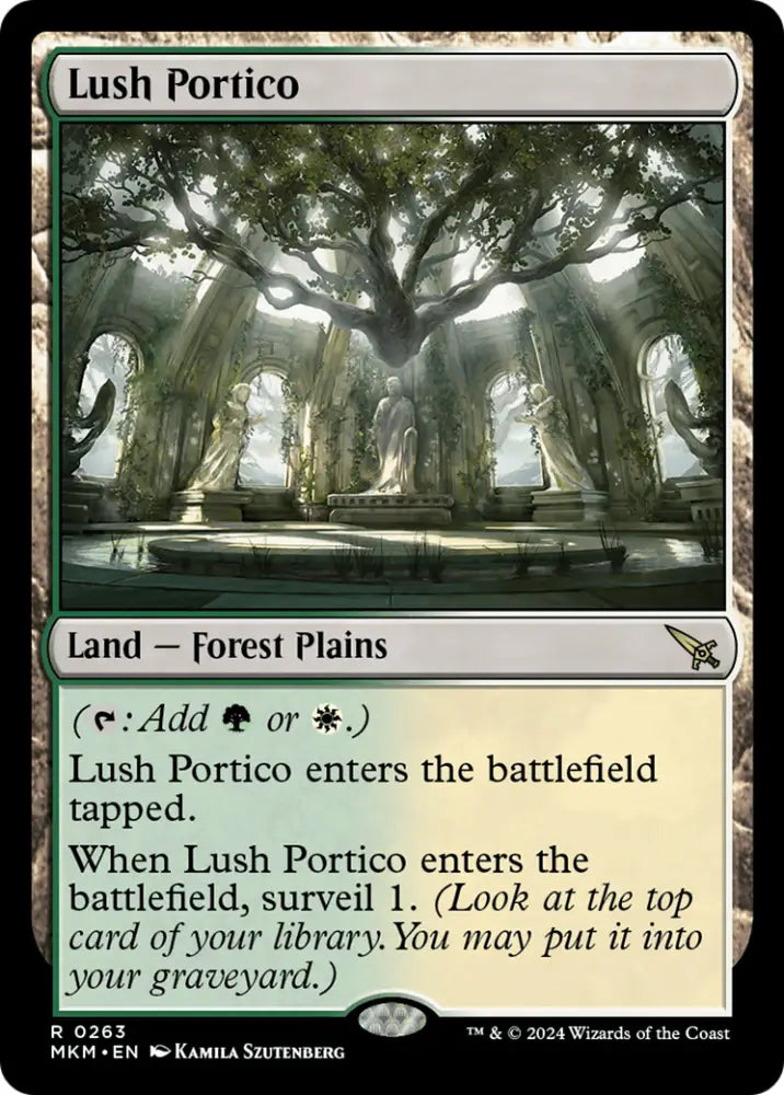 Lush Portico [Murders at Karlov Manor] - MTG Single