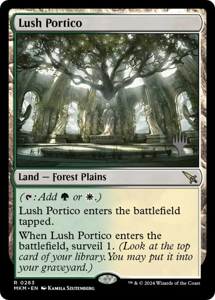 Lush Portico (Promo Pack) [Murders at Karlov Manor Promos] - MTG Single