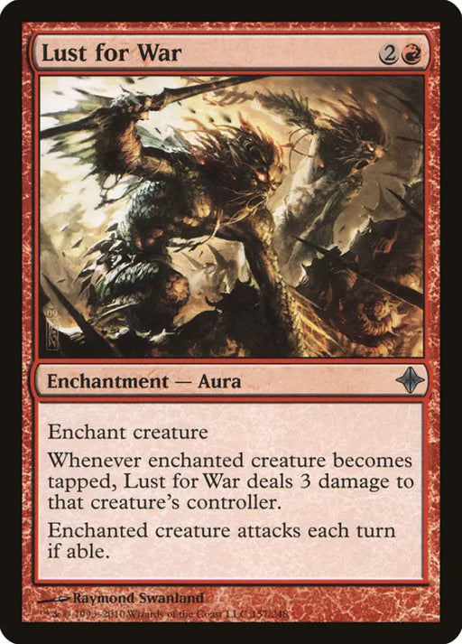 Lust for War [Rise of the Eldrazi] - MTG Single