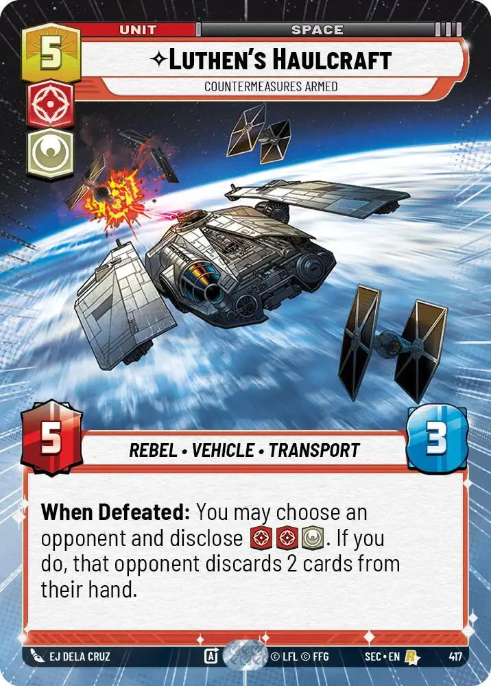 Luthen's Haulcraft - Countermeasures Armed (Hyperspace) (417) [Secrets of Power]