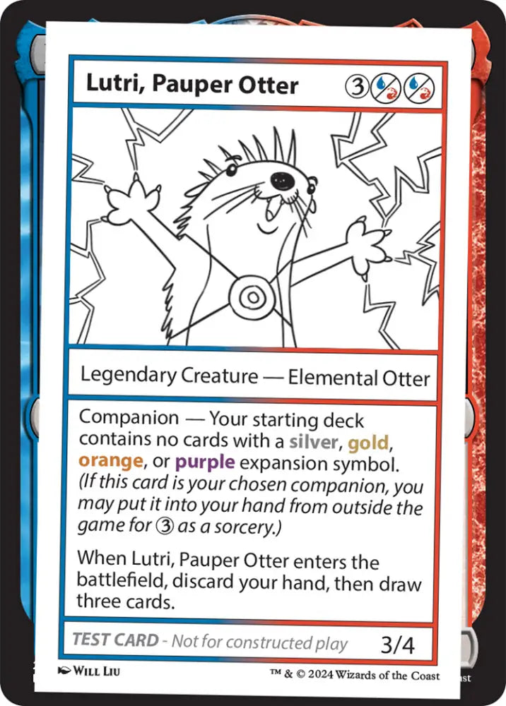Lutri Pauper Otter [Mystery Booster 2 Playtest Cards] - MTG Single