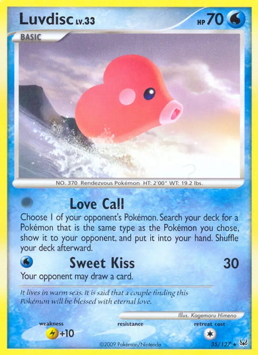 Luvdisc (35/127) [Platinum: Base Set] - Pokemon Single
