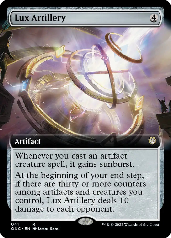 Lux Artillery (Extended Art) [Phyrexia: All Will Be One Commander] - MTG Single