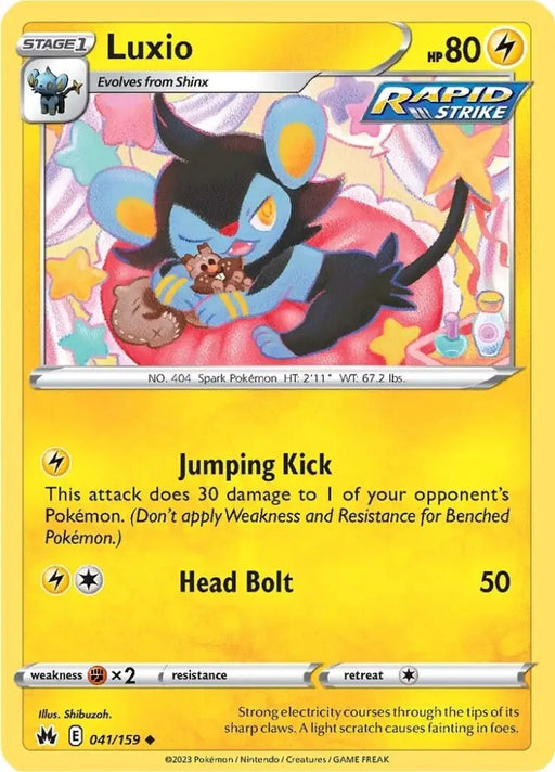 Luxio (041/159) (41) [Sword & Shield: Crown Zenith] - Pokemon Single