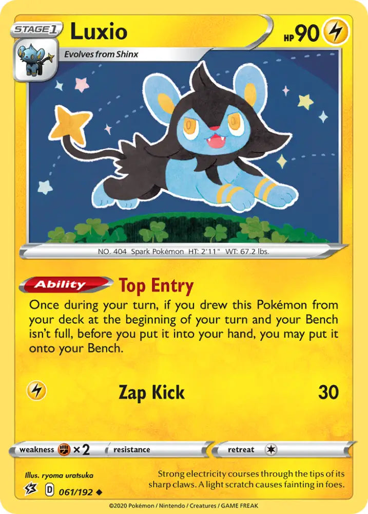 Luxio (061/192) [Sword & Shield: Rebel Clash] - Pokemon Single