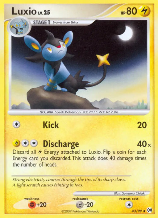 Luxio (43/99) [Platinum: Arceus] - Pokemon Single