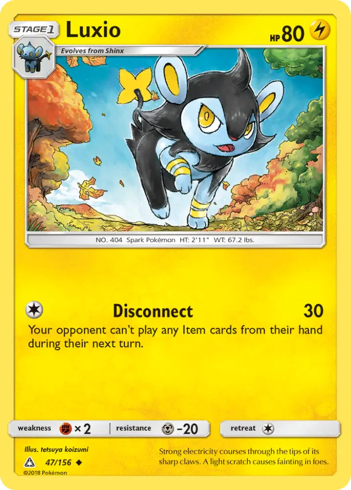 Luxio (47/156) [Sun & Moon: Ultra Prism] - Pokemon Single