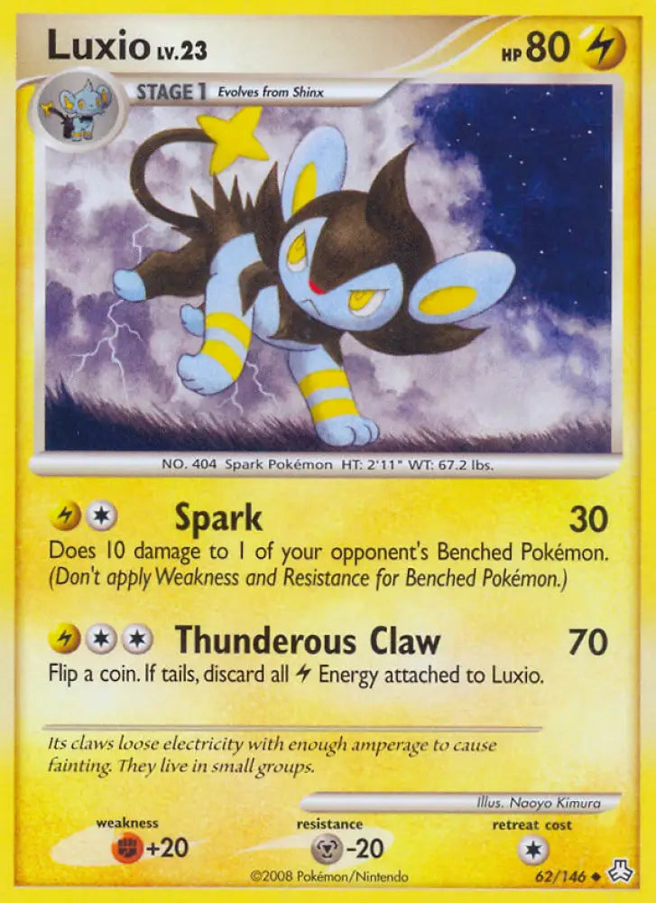 Luxio (62/146) [Diamond & Pearl: Legends Awakened] - Pokemon Single