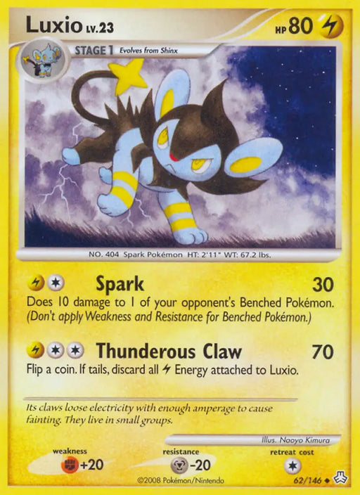 Luxio (62/146) [Diamond & Pearl: Legends Awakened] - Pokemon Single