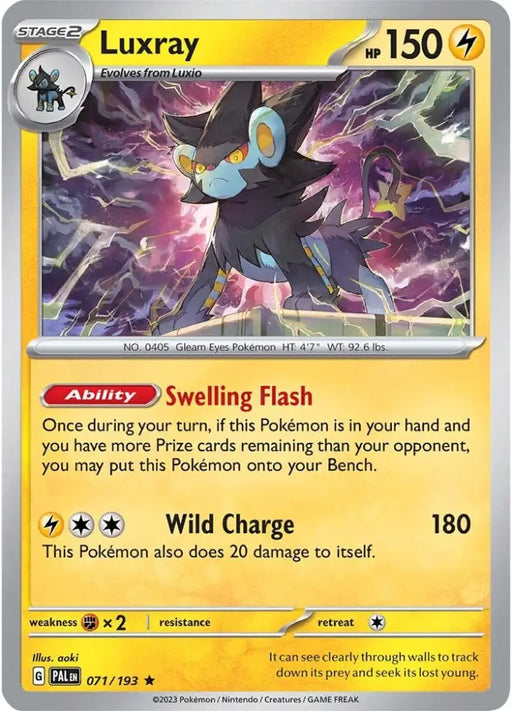 Luxray (071/193) [Scarlet & Violet: Paldea Evolved] - Pokemon Single