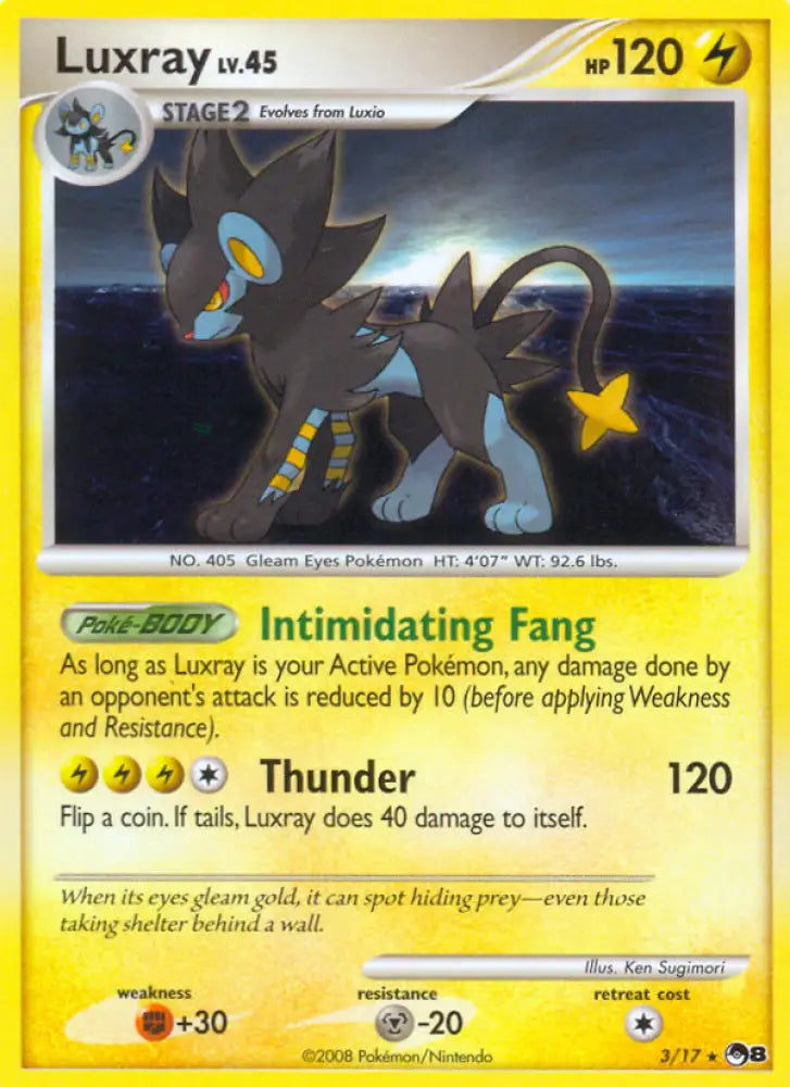 Luxray (3/17) [POP Series 8] - Pokemon Single