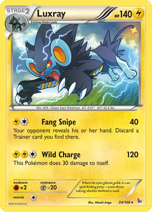 Luxray (34/106) [XY: Flashfire] - Pokemon Single