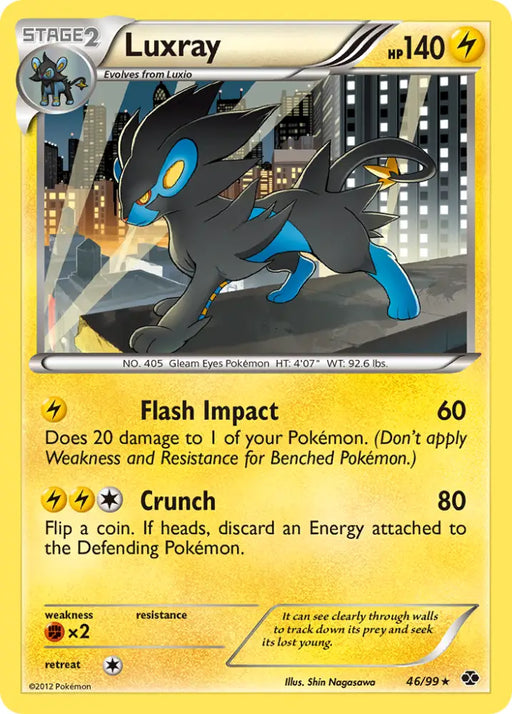 Luxray (46/99) [Black & White: Next Destinies] - Pokemon Single