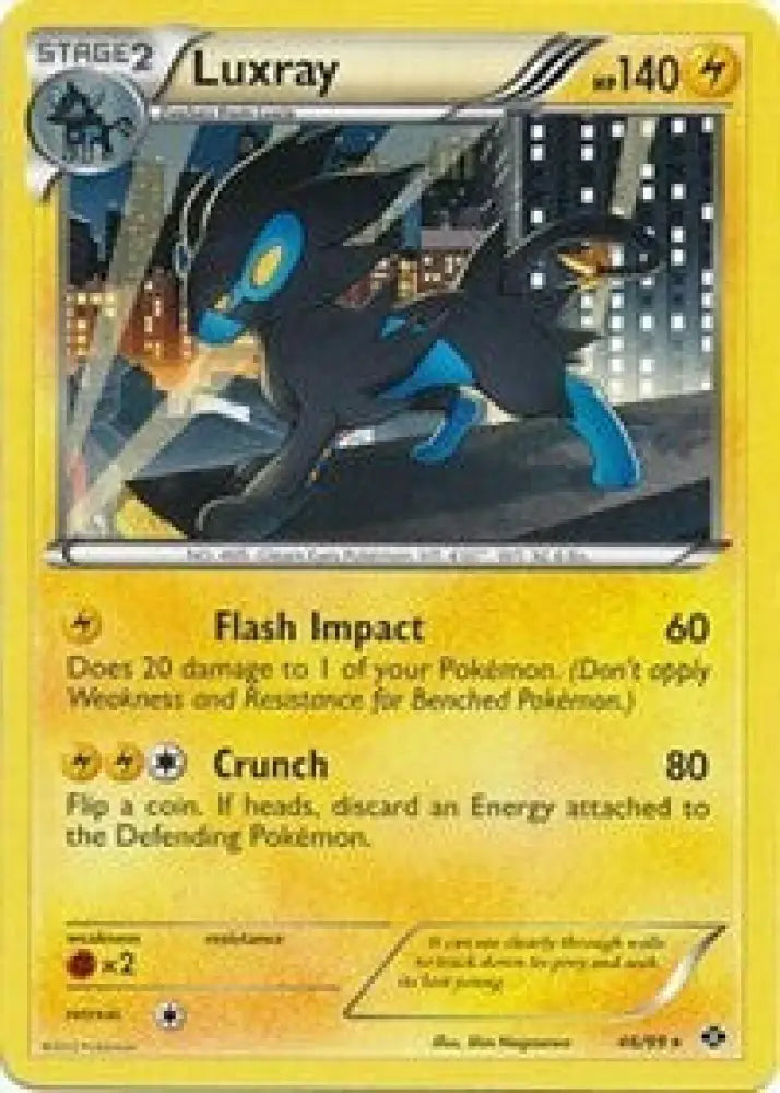 Luxray (46/99) (Theme Deck Exclusive) [Black & White: Next Destinies] - Pokemon Single