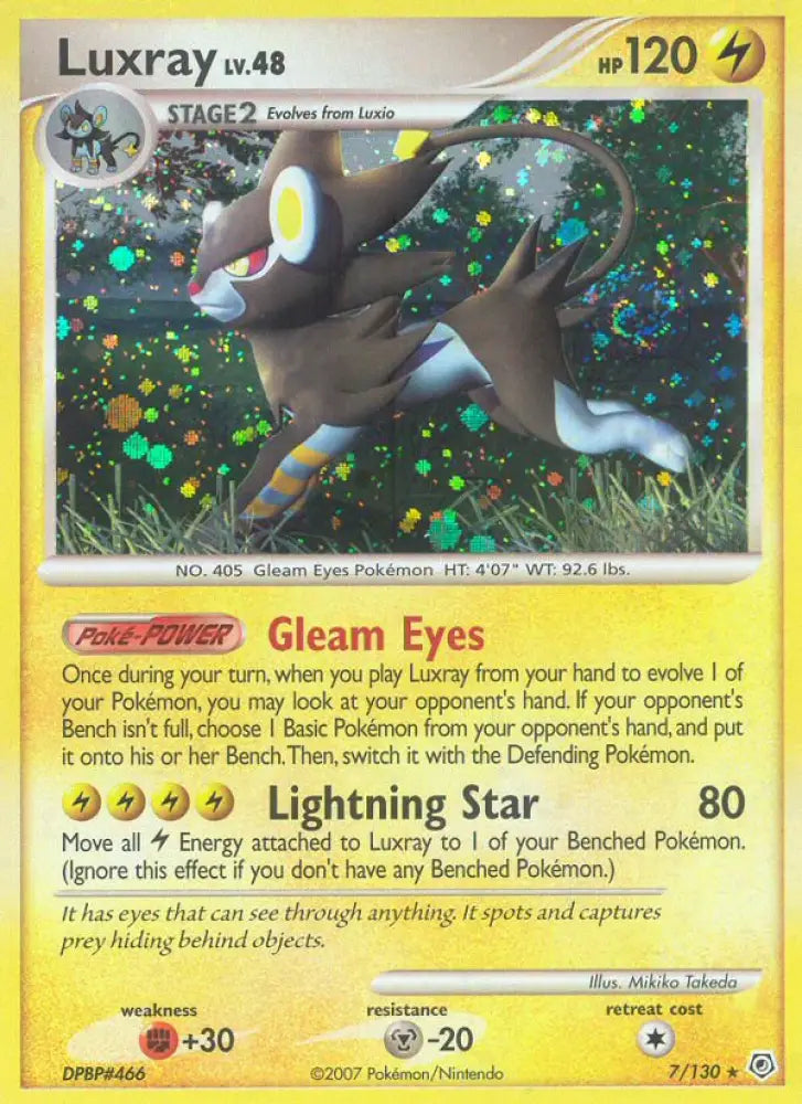 Luxray (7/130) [Diamond & Pearl: Base Set] - Pokemon Single