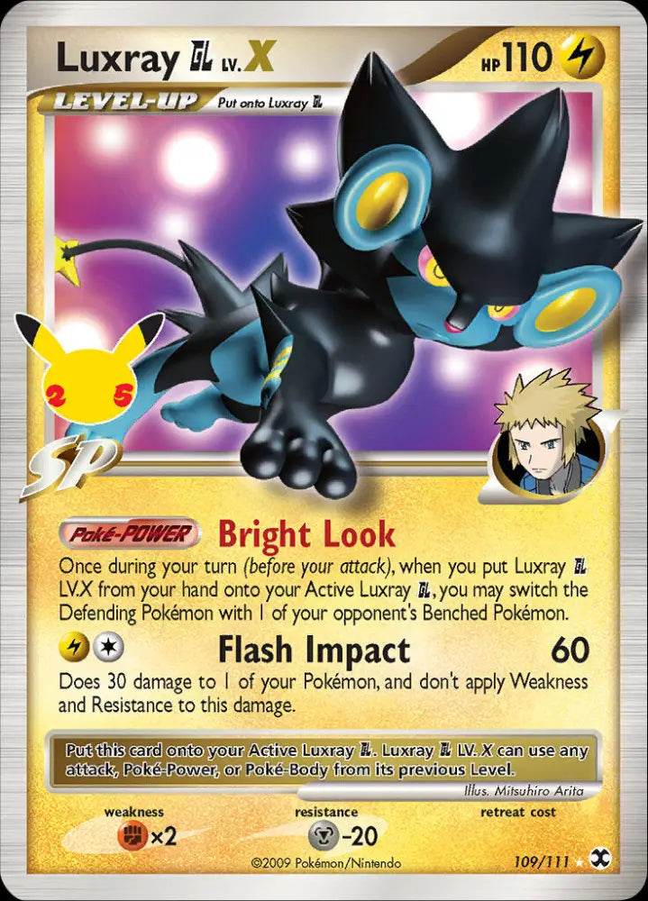 Luxray GL LV.X (109/111) [Celebrations: 25th Anniversary - Classic Collection] - Pokemon Single