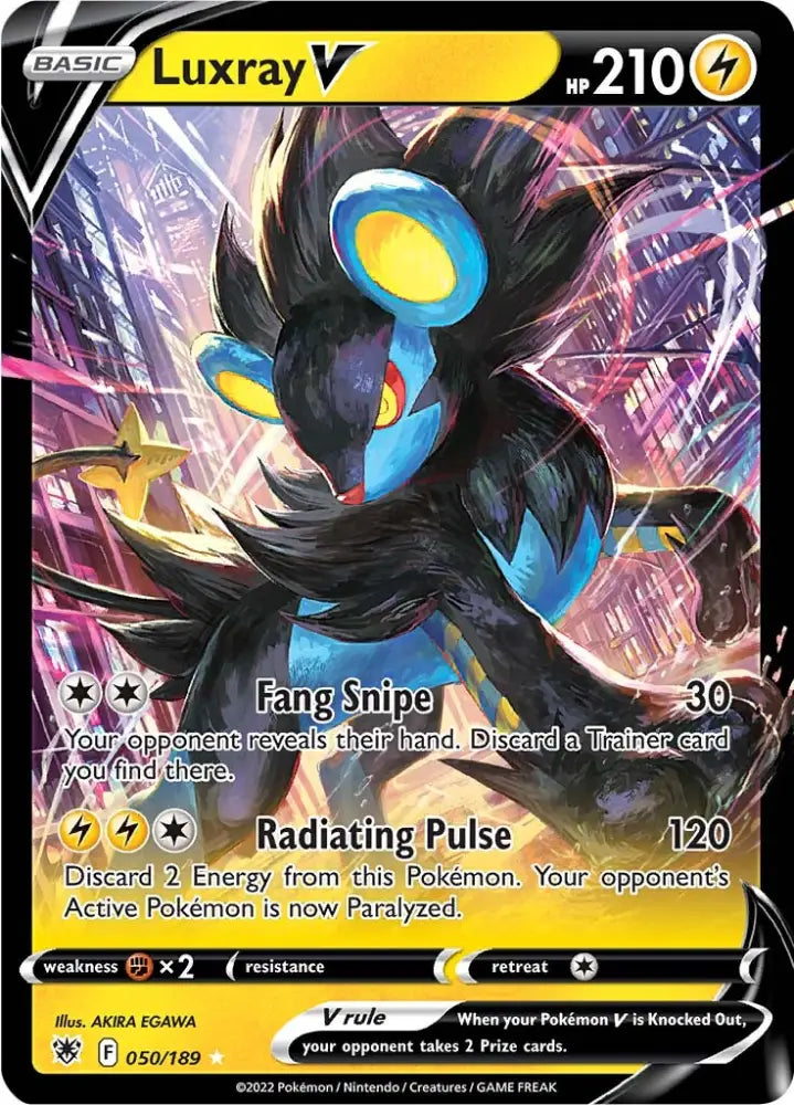 Luxray V (050/189) [Sword & Shield: Astral Radiance] - Pokemon Single