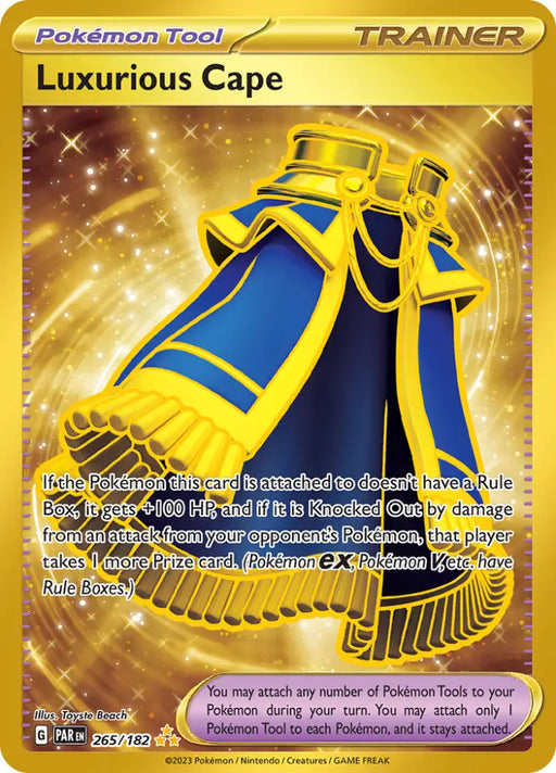 Luxurious Cape (265/182) [Scarlet & Violet: Paradox Rift] - Pokemon Single