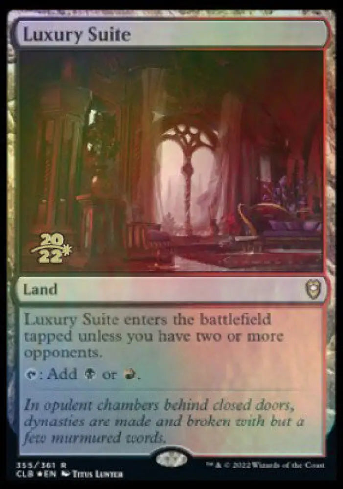 Luxury Suite [Commander Legends: Battle for Baldur’s Gate Prerelease Promos] - MTG Single